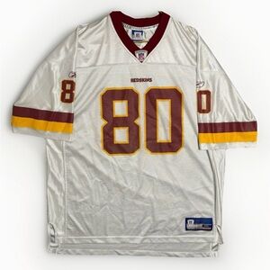 Vintage Reebok Washington Redskins Laveranues Coles #80 NFL Football Jersey 2XL